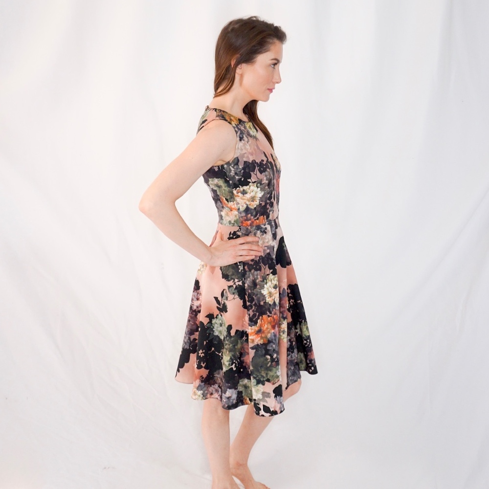 SANDRO FERRONE ROMA Floral Print Dress 0154 - Picture 3 of 8